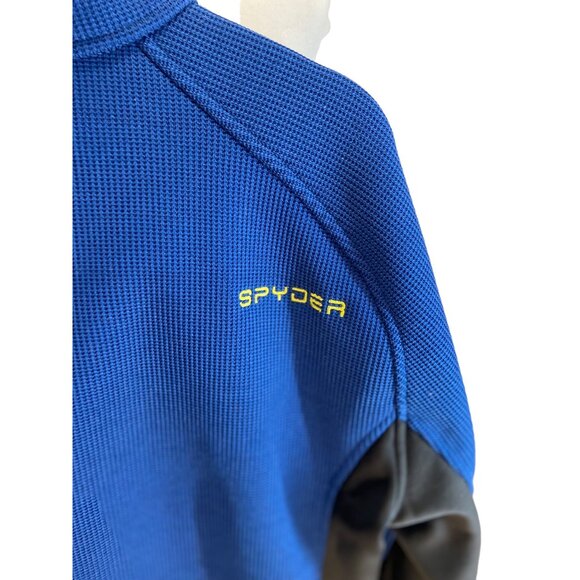 Spyder Outbound Half Zip Pullover Jacket Blue Size L Gorpcore Outdoor Activewear - Picture 12 of 15